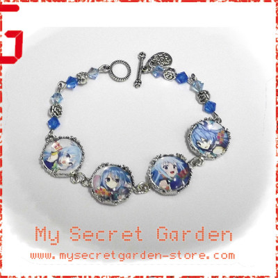 KonoSuba : God’s Blessing on this Wonderful World! この素晴らしい世界に祝福を Aqua anime Cabochon Bracelet  KonoSuba : God’s Blessing on this Wonderful World! この素晴らしい世界に祝福を Aqua anime Cabochon Bracelet